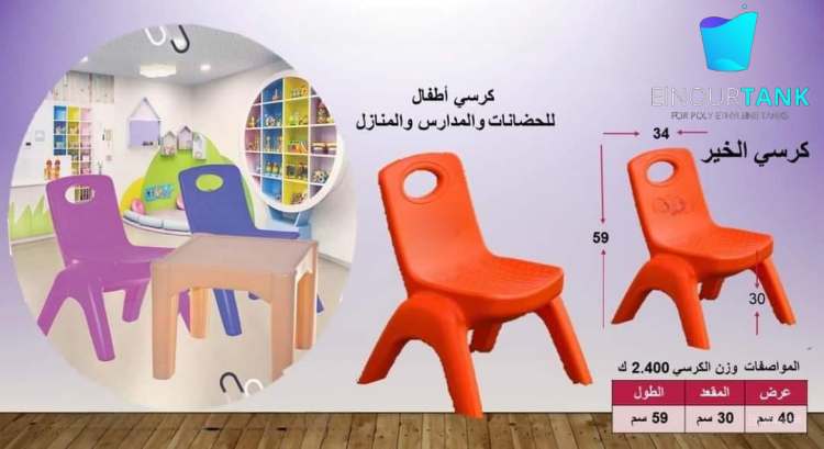 كراسي بلاستيك اطفال… خفيفة، آمنة، ومناسبة لكل استخدام